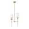 Z-Lite Emily 2 Light Island, Rubbed Brass & Off White 3033-2L-RB - alternate 5
